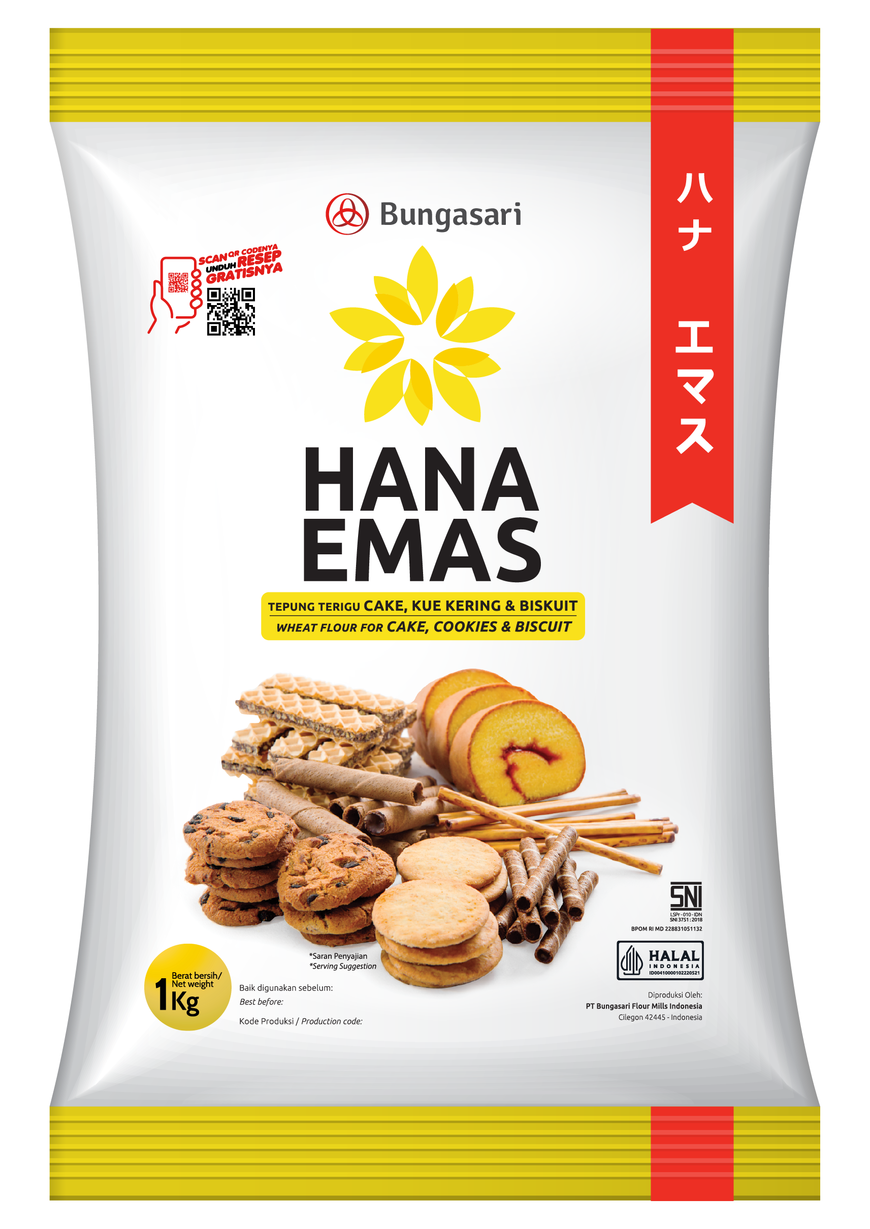 Low Protein Wheat Flour — Hana Emas